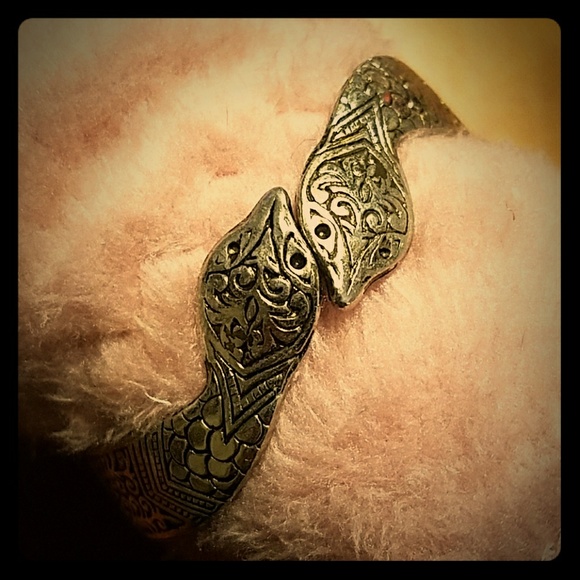 unknown Jewelry - Double snake hinge bracelet